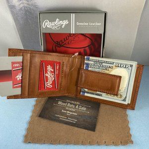 Rawlings Bags - Rawilings Vintage Leather Tan Money Clip Wallet Rawlings Bags - Rawilings Vintage Leather Tan Money Clip Wallet
